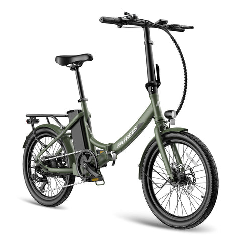 Electric Bike Fafrees F20 Light Folding 250W 14.5Ah Battery Max Speed 25km/H-Green