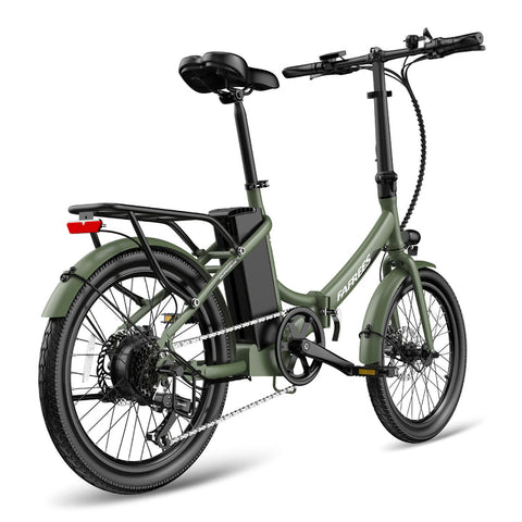 Electric Bike Fafrees F20 Light Folding 250W 14.5Ah Battery Max Speed 25km/H-Green